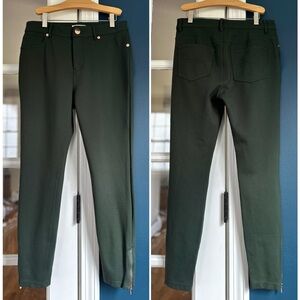 Ted Baker London 5-Pocket Ponte Knit Skinny Ankle Zip Pants, Size 6 (Ted Size 2)